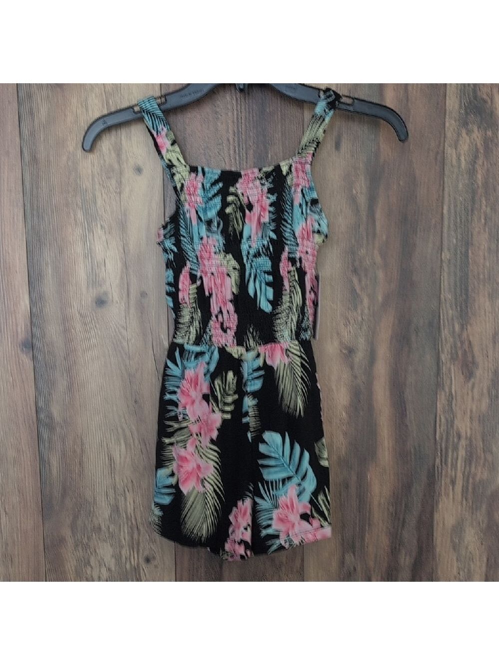 Hurley Tropical Floral Girl's Jumper Romper S 805G